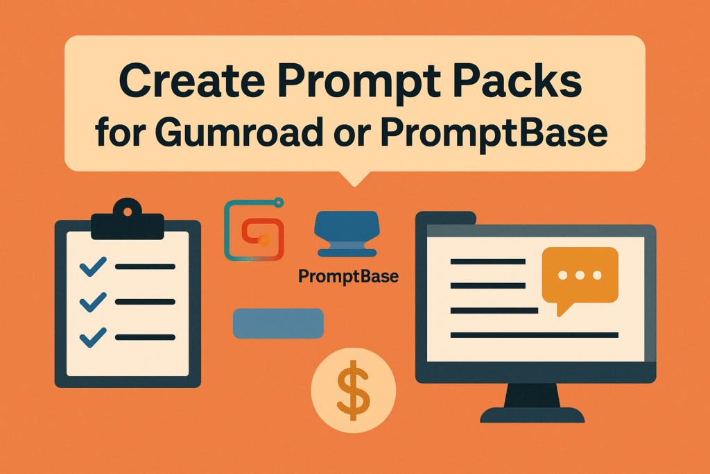 How to Create and Sell Prompt Packs for Gumroad or PromptBase: A Step-by-Step Guide