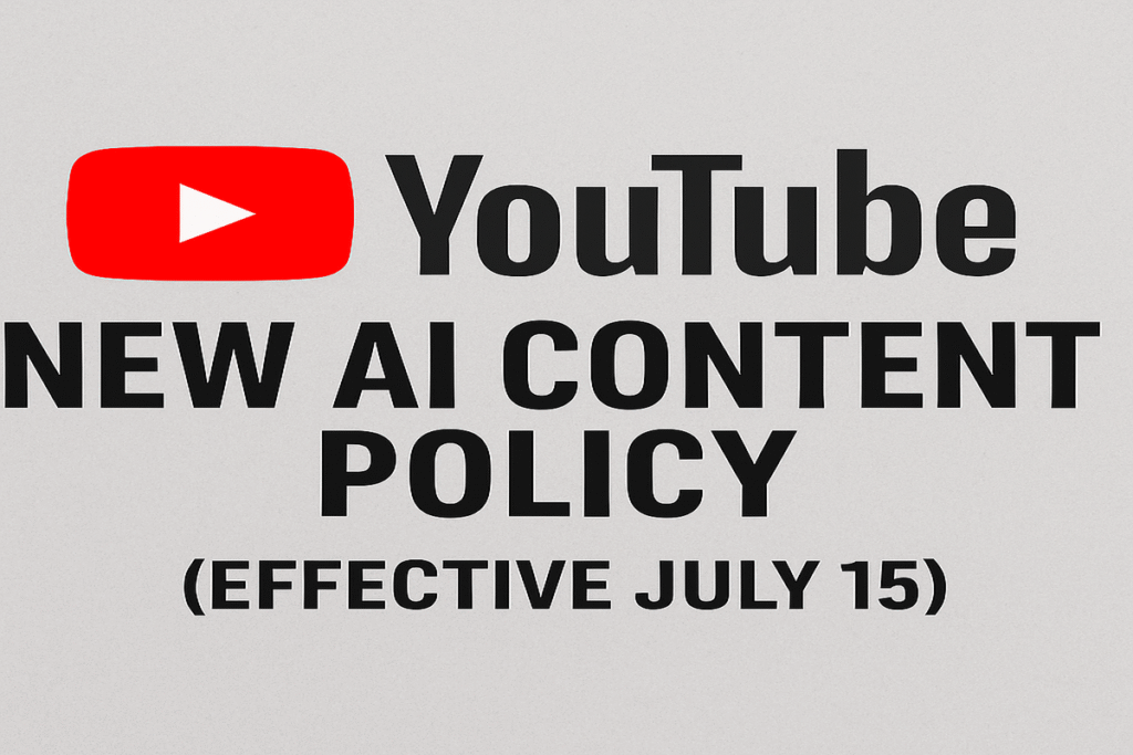 YouTube’s New AI Content Policy Explained